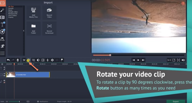 video rotate editor