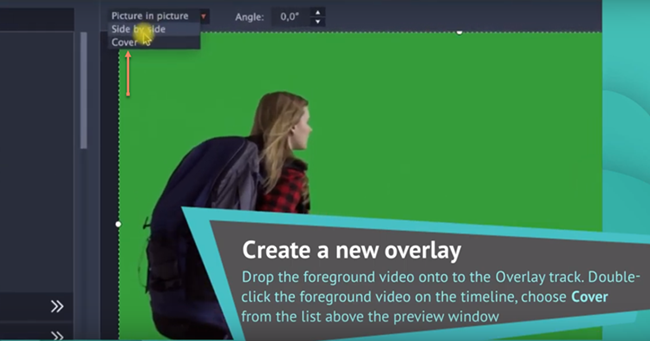 how to add overlay in movavi video editor 11
