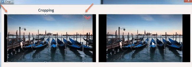Adjust Frame by Cropping