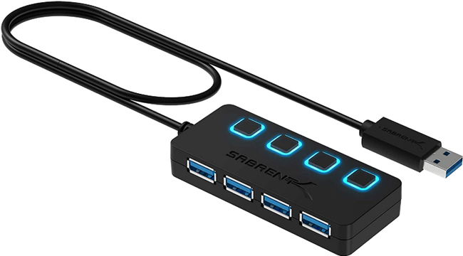 SABRENT USB 3.0 Hub (4-ports)