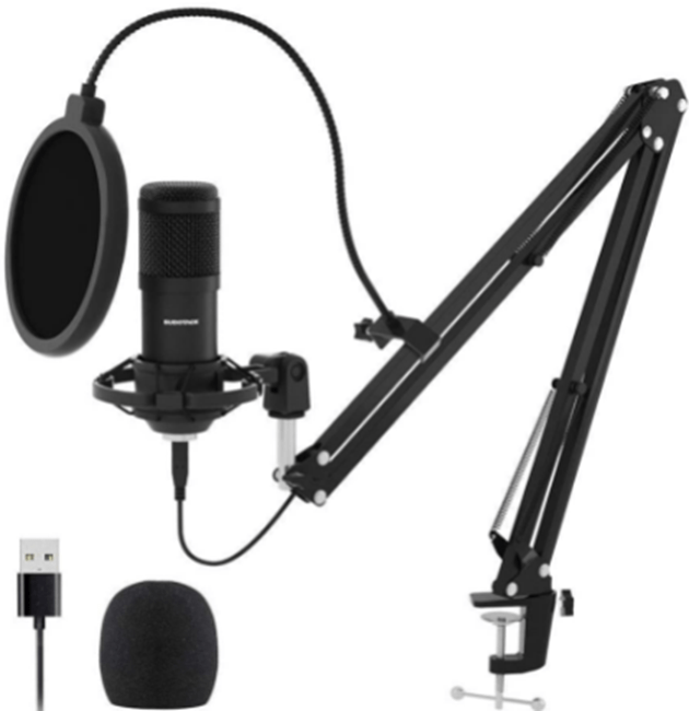 SUDOTACK PC Microphone (for Game recording, Youtube, Skype)