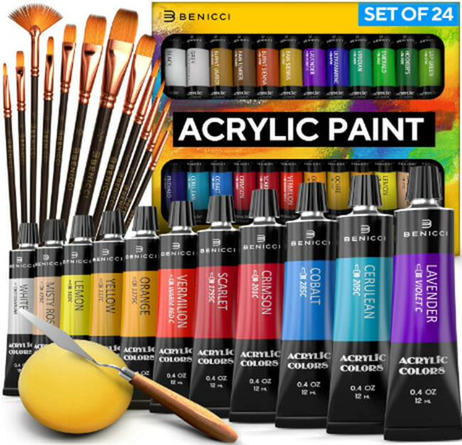 Best Synthetic Brushes for Acrylics –