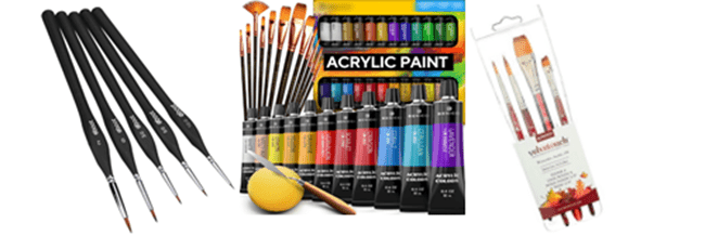 Best Acrylic Paint Brushes for Professional Artists