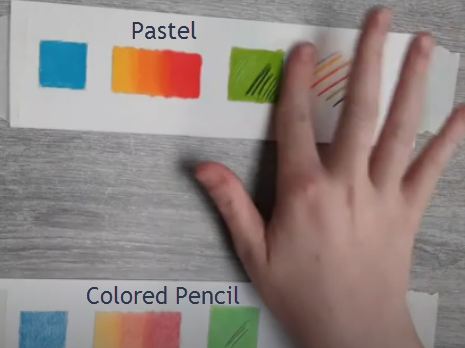 Colored Pencil vs Pastel