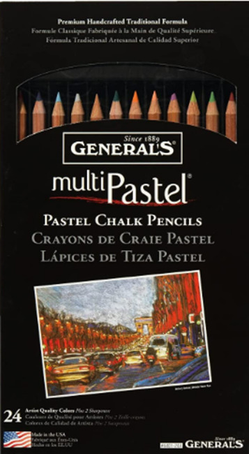 Generals Multi-Pastel Chalk Pencil
