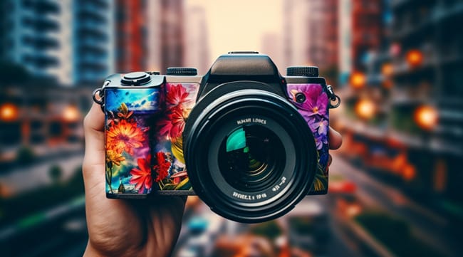 Capturing a Beautifully Blurred Background with Vibrant Colors and Interesting Textures