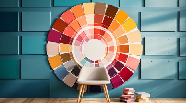 Selecting Colors for Your Home with a Variety of Paint Swatches