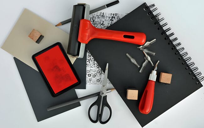 The Tools Needed for Lino Printmaking