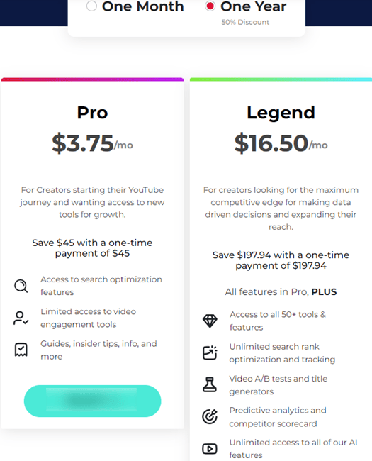 Tubebuddy Yearly Pricing